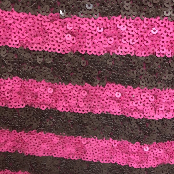 Pink and taupe stripes jcrew top - Picture 3 of 4